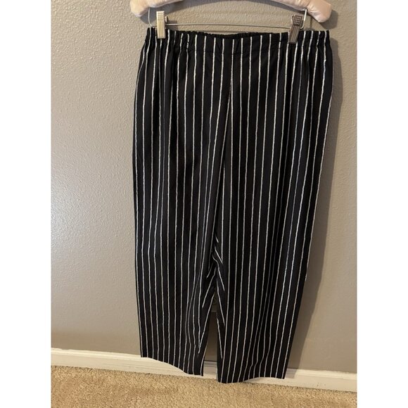 Sleeper Black Silver Stripe Womens Medium M Luxury Cotton Pajama Set $420 - Picture 11 of 16